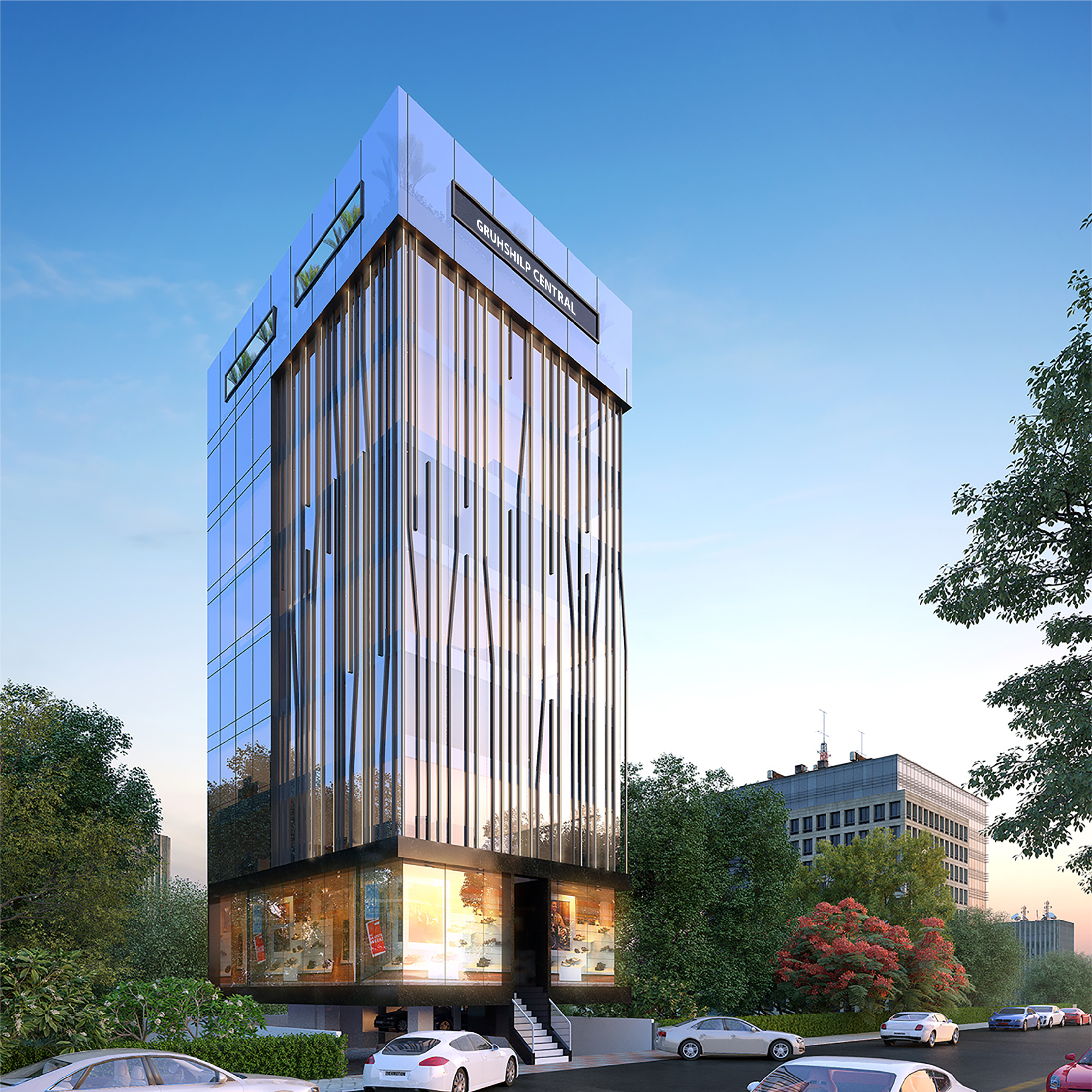 Grushshilp Central Elevation